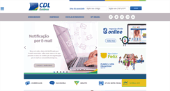 Desktop Screenshot of cdlgoiania.com.br