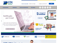 Tablet Screenshot of cdlgoiania.com.br